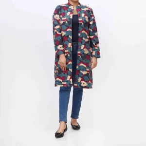 1PC- Flannel Printed Coat PW3238