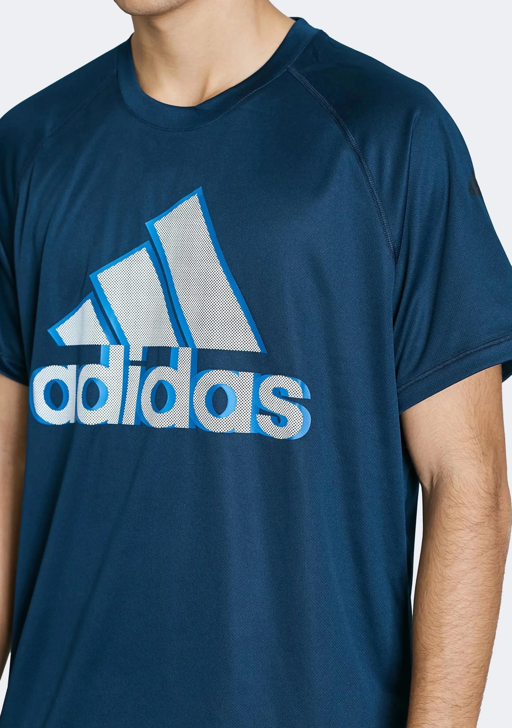 Adidas Men's Base Logo Tee Navy