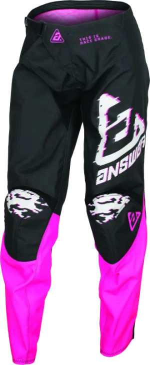 Answer 23.5 Syncron Meltdown Pant Black/Magenta/Grey Womens Size - 8 Regular