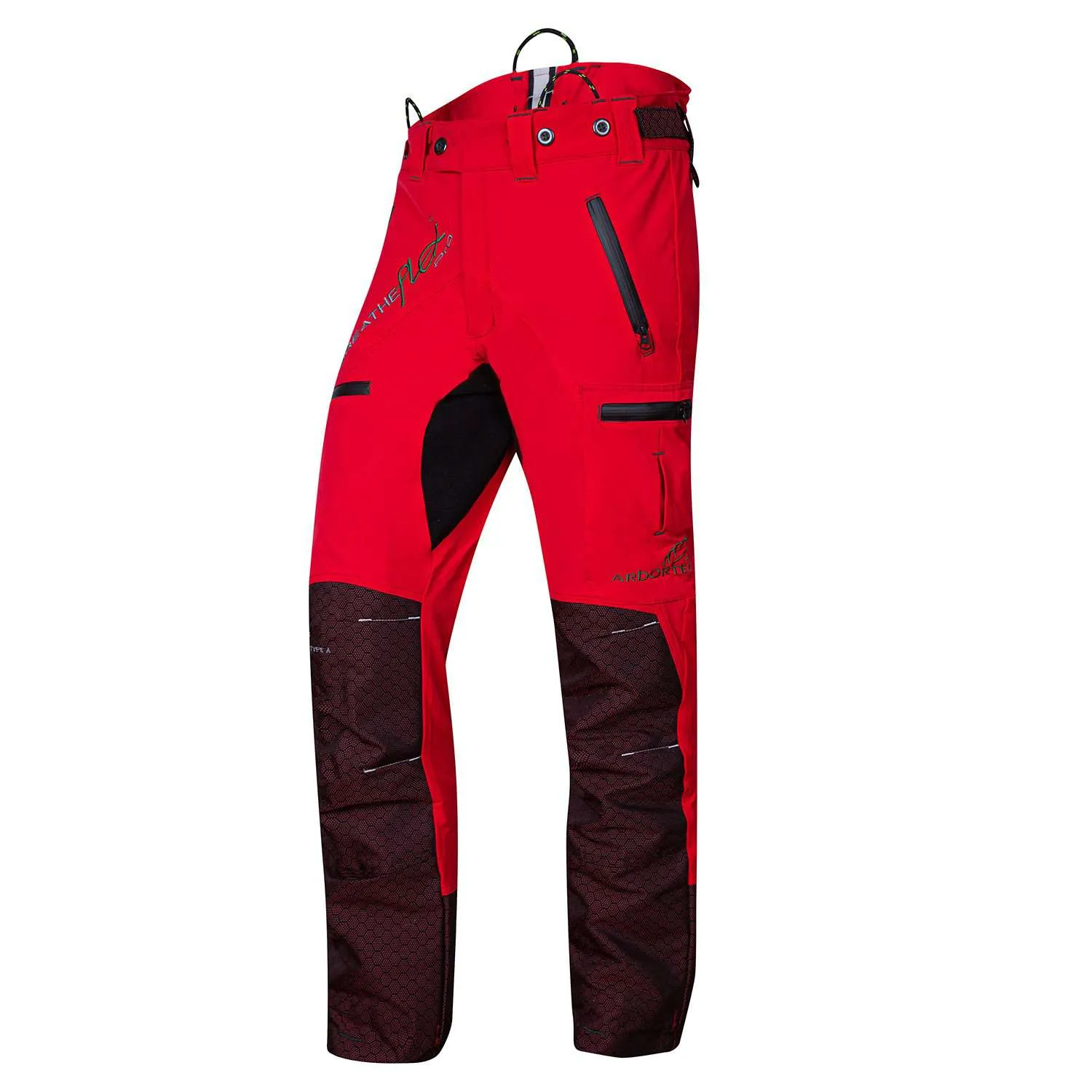 AT4071 Freestyle Chainsaw Pants Design C Class 1 - Red