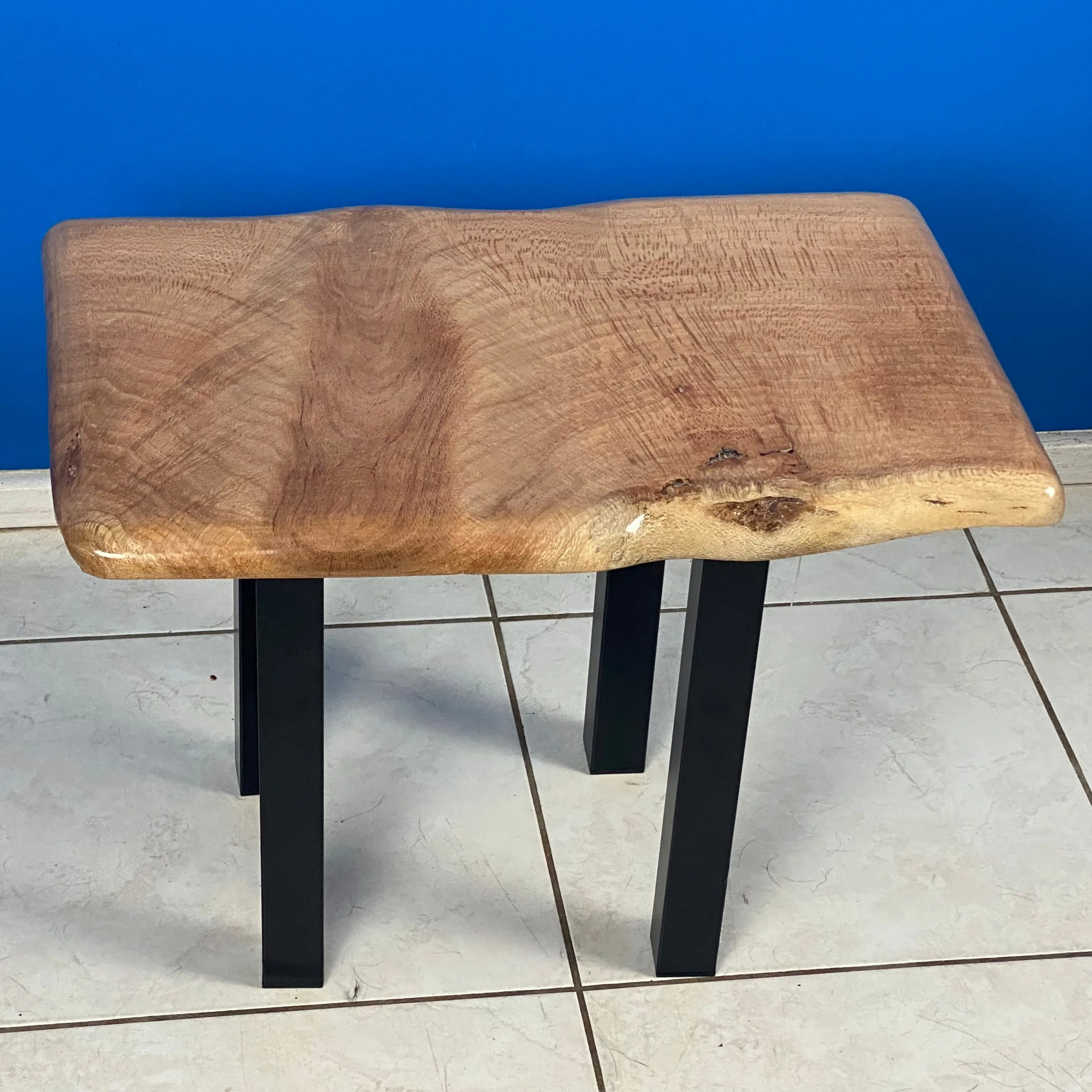 Bedside side Table- Live Edge Silky Oak Australian Timber