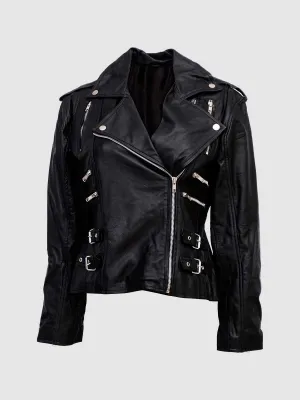 Black Biker Jacket