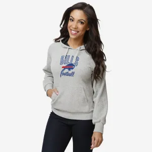 Buffalo Bills Womens Gray Woven Hoodie