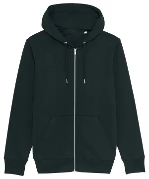 Cultivator unisex iconic zip-thru hoodie sweatshirt (STSM566) | Black