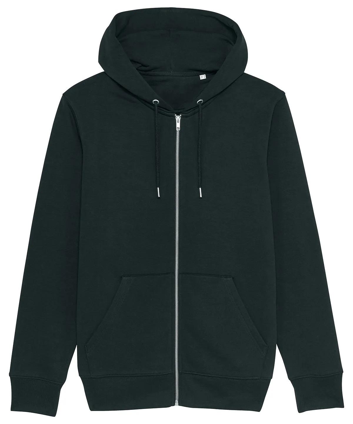 Cultivator unisex iconic zip-thru hoodie sweatshirt (STSM566) | Black