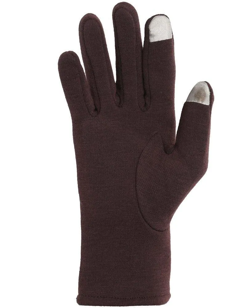 Fabseasons Brown Woolen Winter gloves with Touchscreen fingers for girls & women