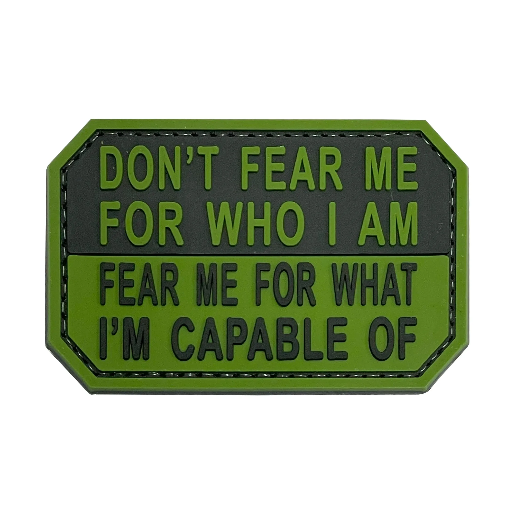 Fear What I'm Capable Of Patch Green