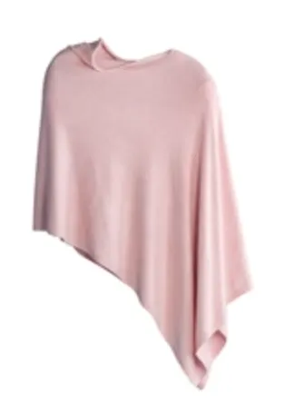 Francoise Travel Poncho - Blush