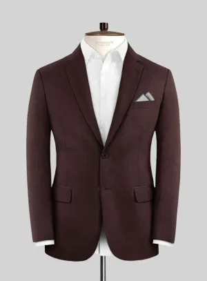 Fresco Wine Wool Jacket