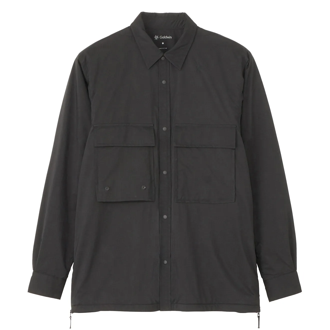 Goldwin Pertex Double Cloth Field Warm Shirt Black