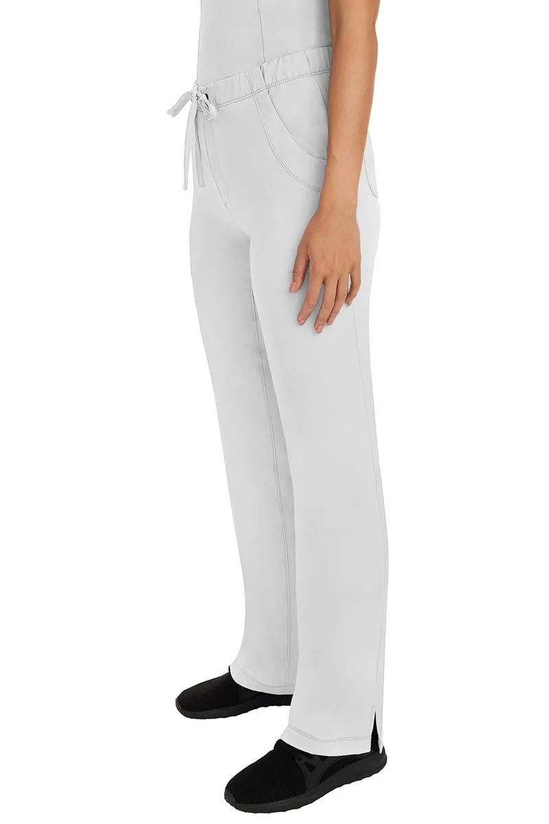 HH Works Women's Scrub Set Monica Top & Rebecca Pant | White