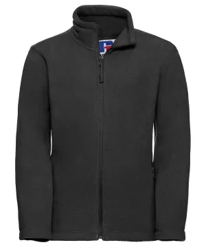 Kids full-zip outdoor fleece | Black