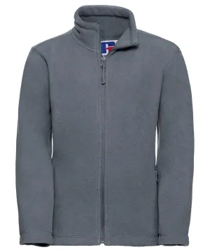 Kids full-zip outdoor fleece | Convoy Grey