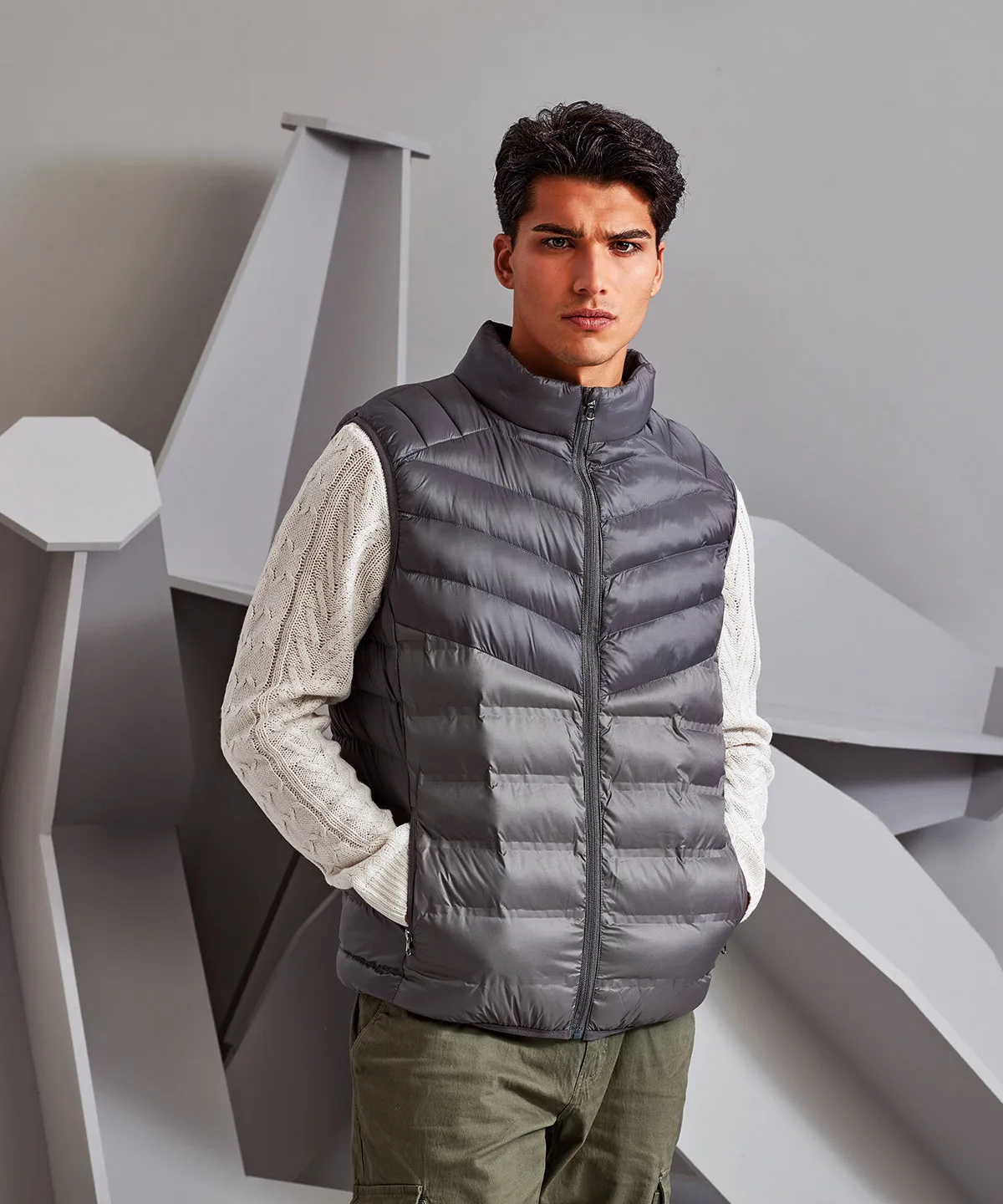 Mantel moulded gilet | Navy