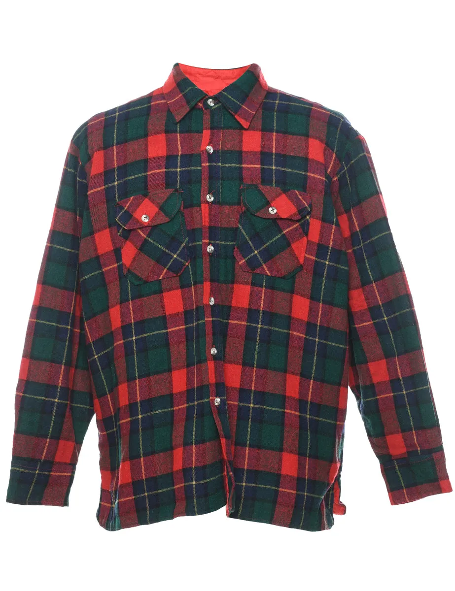 Multi-Colour Classic Checked Shirt - XL