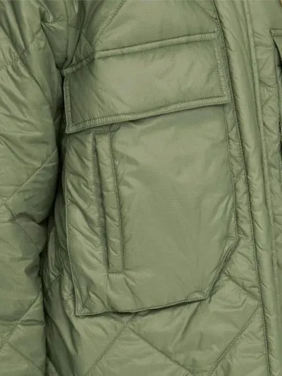 Quilted Lightweight Jacket - Olive Green