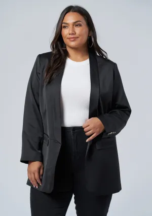 Revelry Satin Blazer