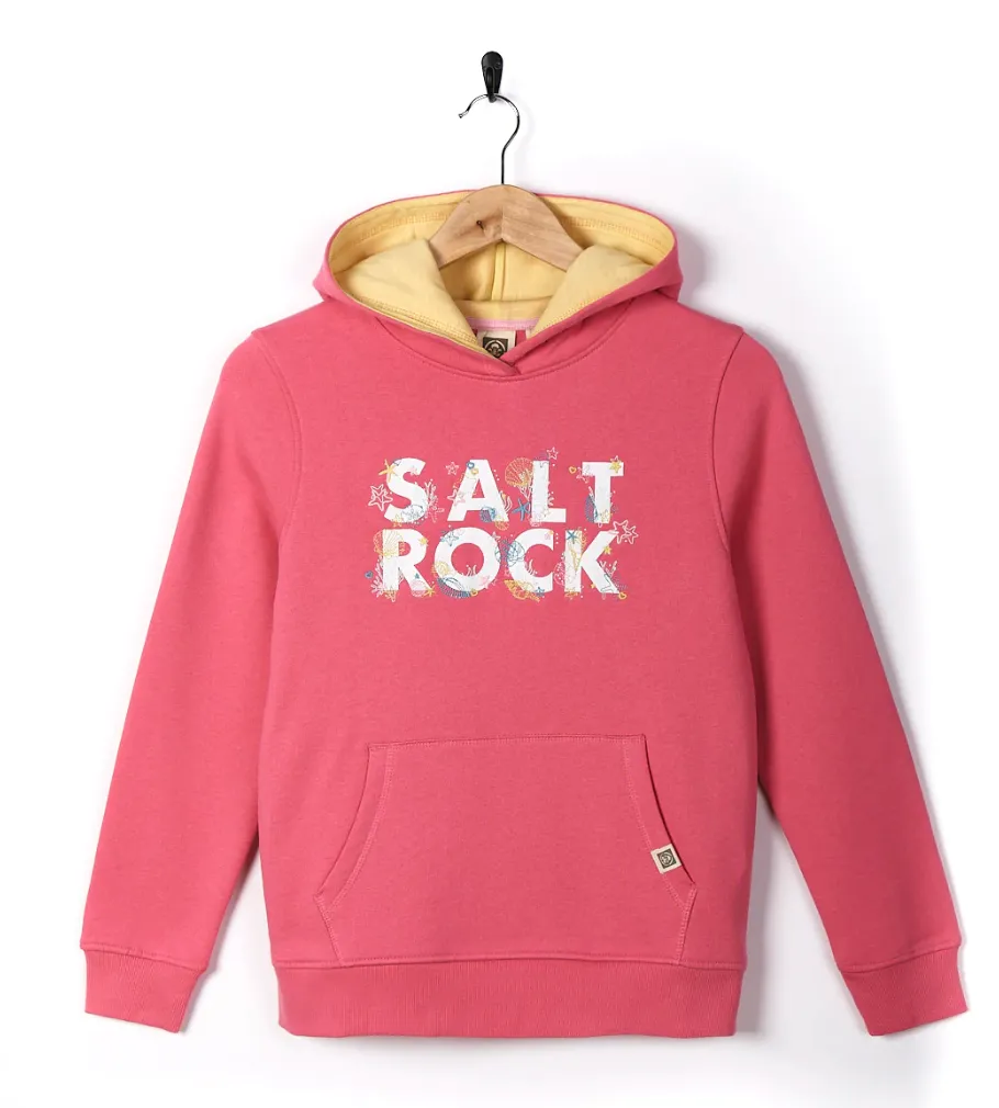 Saltrock Seabed - Kids Pop Hoodie - Pink