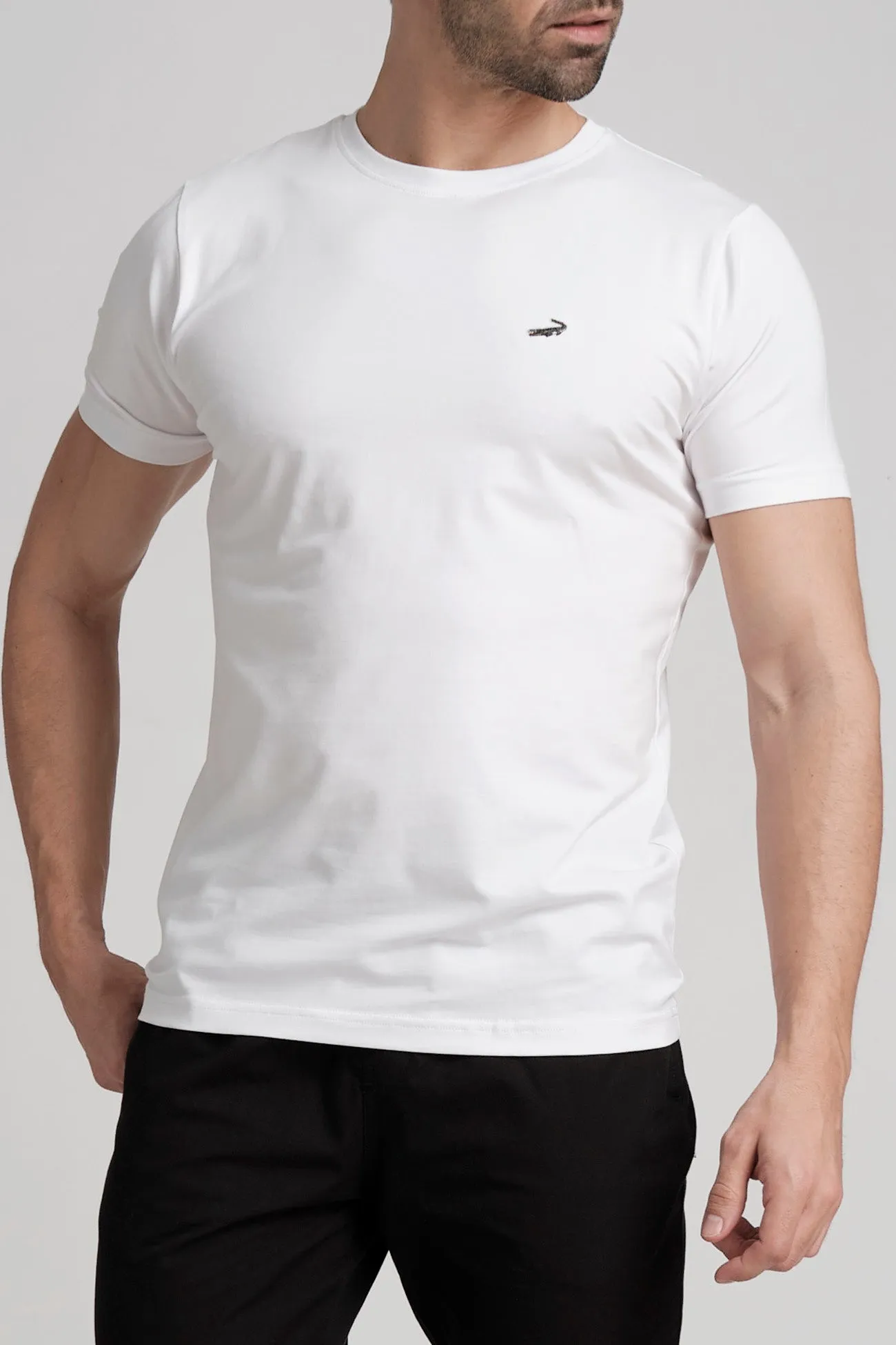 Single Jersey Verve Tee Action Fit - White