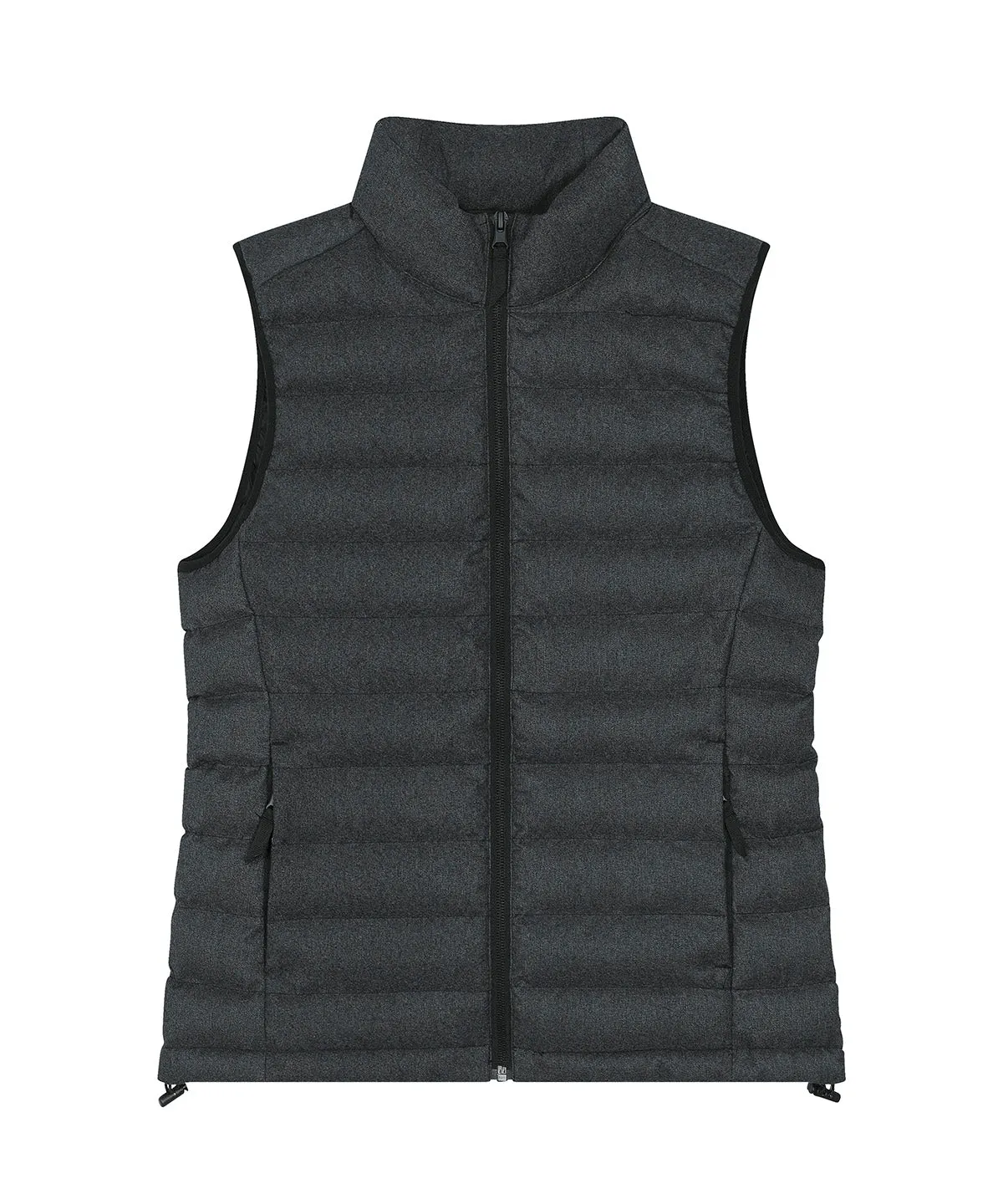 Stella Climber wool-like bodywarmer (STJW899) | Dark Heather Grey