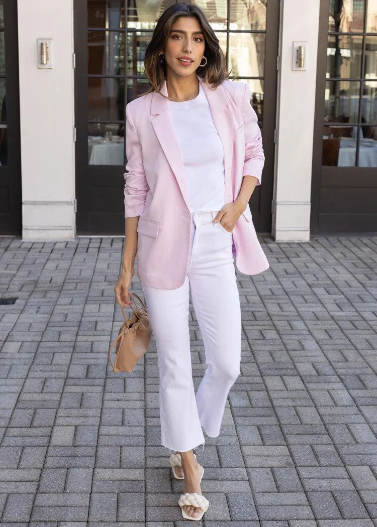 Steve Madden Kaira Blazer- Pink Tulle