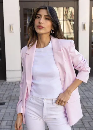 Steve Madden Kaira Blazer- Pink Tulle