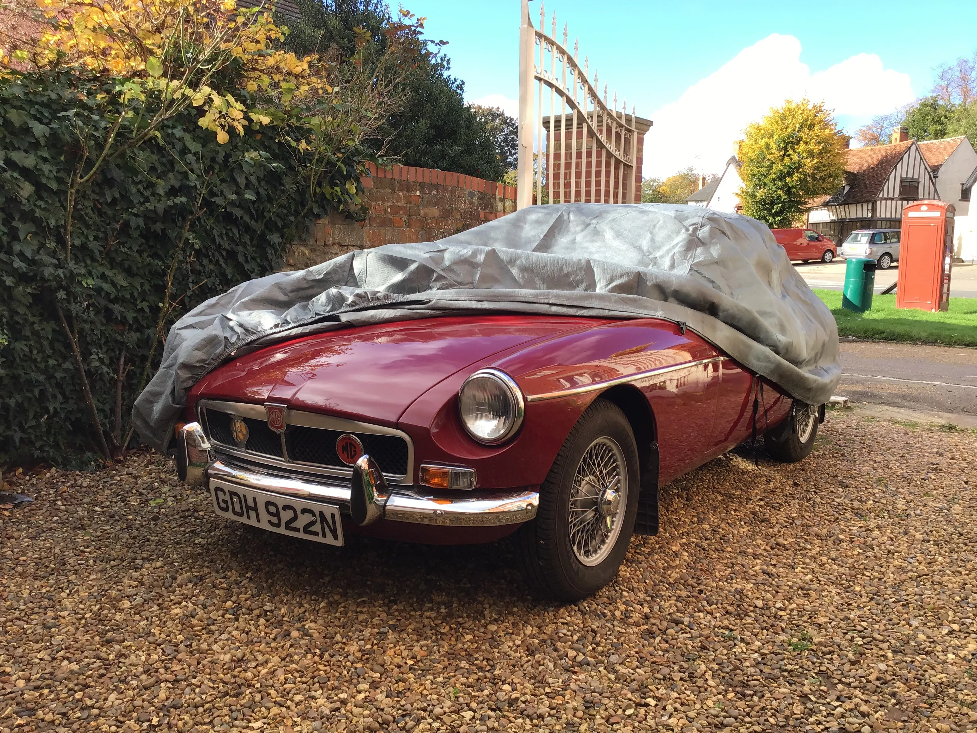 Stormforce outdoor breathable car covers for MG