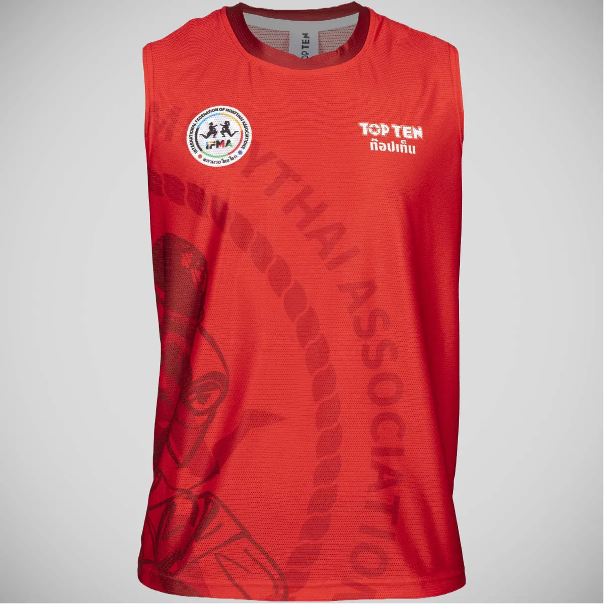 Top Ten Salamaa IFMA Tank Top Red