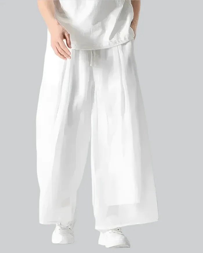 White Hakama Pants